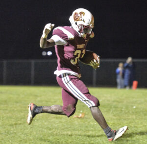 Trinity secures first winning season with 26-18 victory over Tucker County